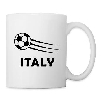 Les footballeurs italiens - Mug blanc - blanc - Droite
