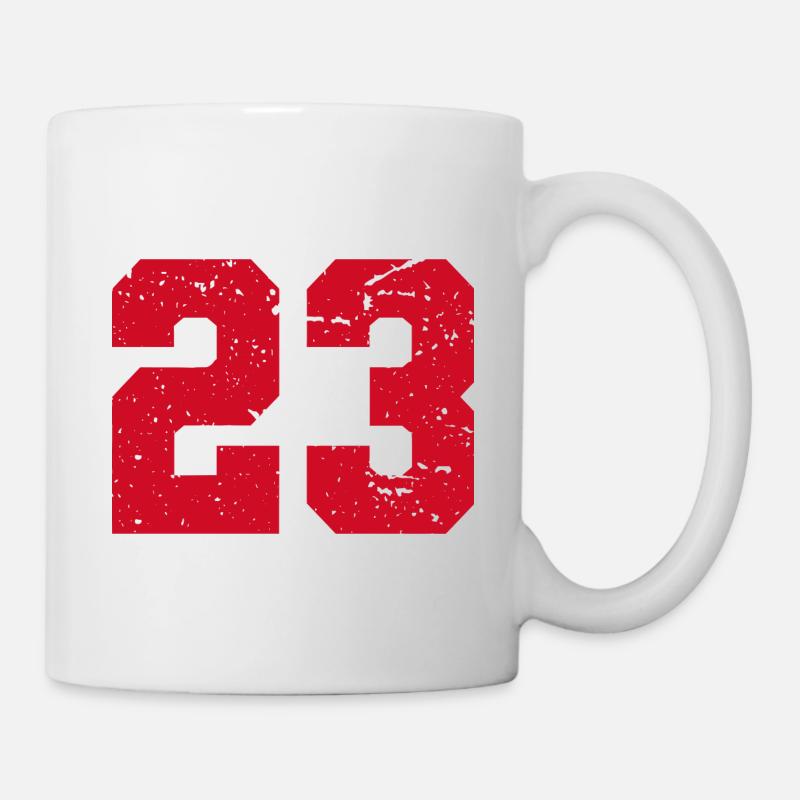 23 Nummer 23 Jahre - Tasse - Weiß