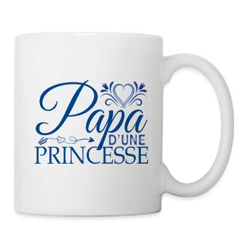 Papa fête des pères cadeau pour mon père fille - Mug blanc - blanc - Droite