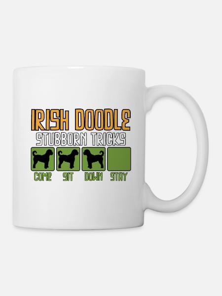 Irish Doodle Dog Saying Sayings Funny Funny - Mug - white