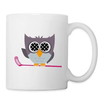 Floorball Floorball « Floorball-owl » unihoc - Mug blanc - blanc - Droite
