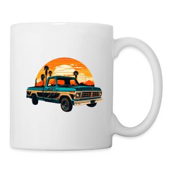 Pick-up Classic Cars - Mug blanc - blanc - Droite