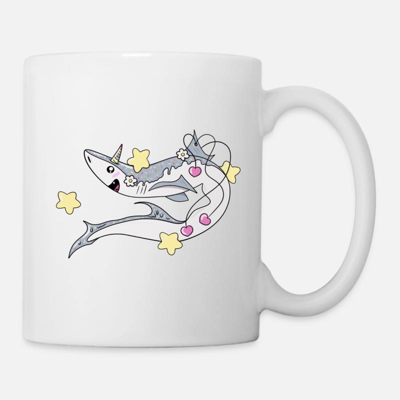 Shark love - Mug - white