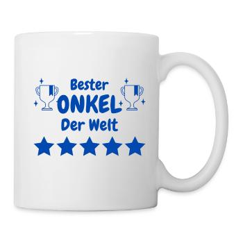 Bester Onkel der Welt - Tasse - Weiß - Rechts