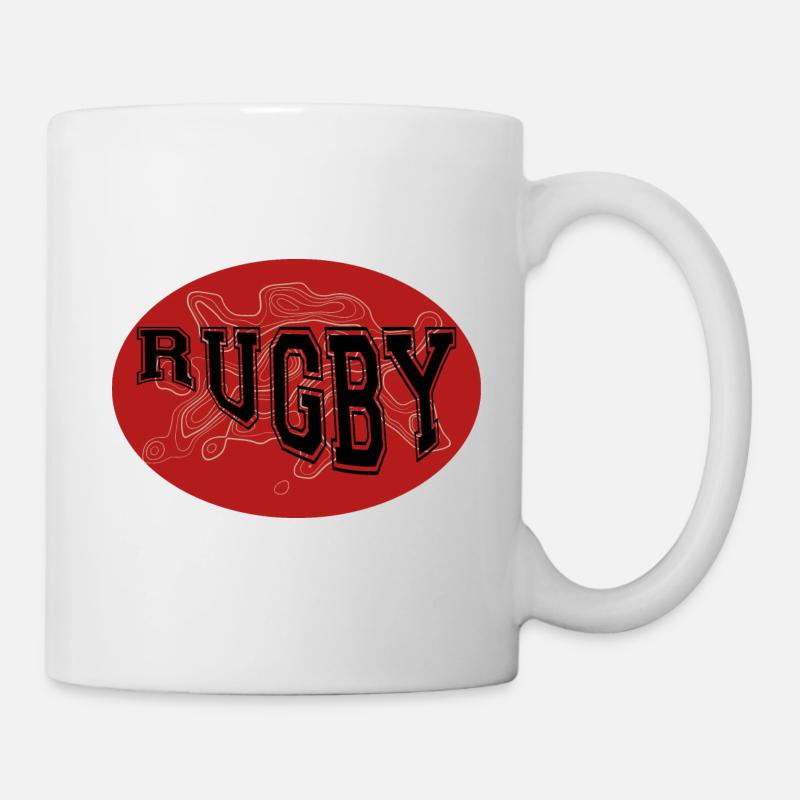 rugby - Mug blanc - blanc
