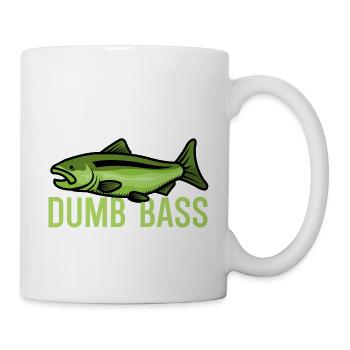 Sei kein Dumping-Bass - Tasse - Weiß - Rechts