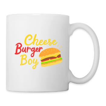 Cheeseburger Boy - Tasse - Weiß - Rechts