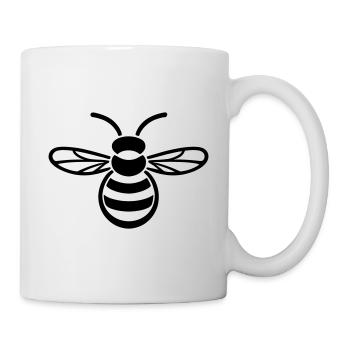 abeille - Mug blanc - blanc - Droite