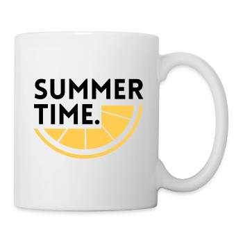 Summer Time - Lemon - Mug blanc - blanc - Droite