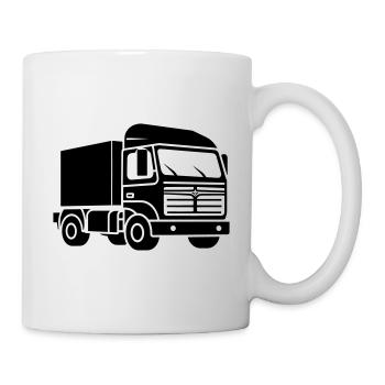 LKW - Tasse - Weiß - Rechts