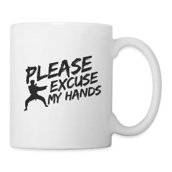 Koreanischer Kampfsport Taekwondo - Tasse - Weiß - Rechts