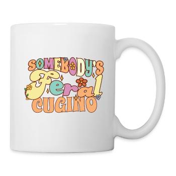 Quelqu’un Feral Cugino Cousin Italien Sauvage - Mug blanc - blanc - Droite