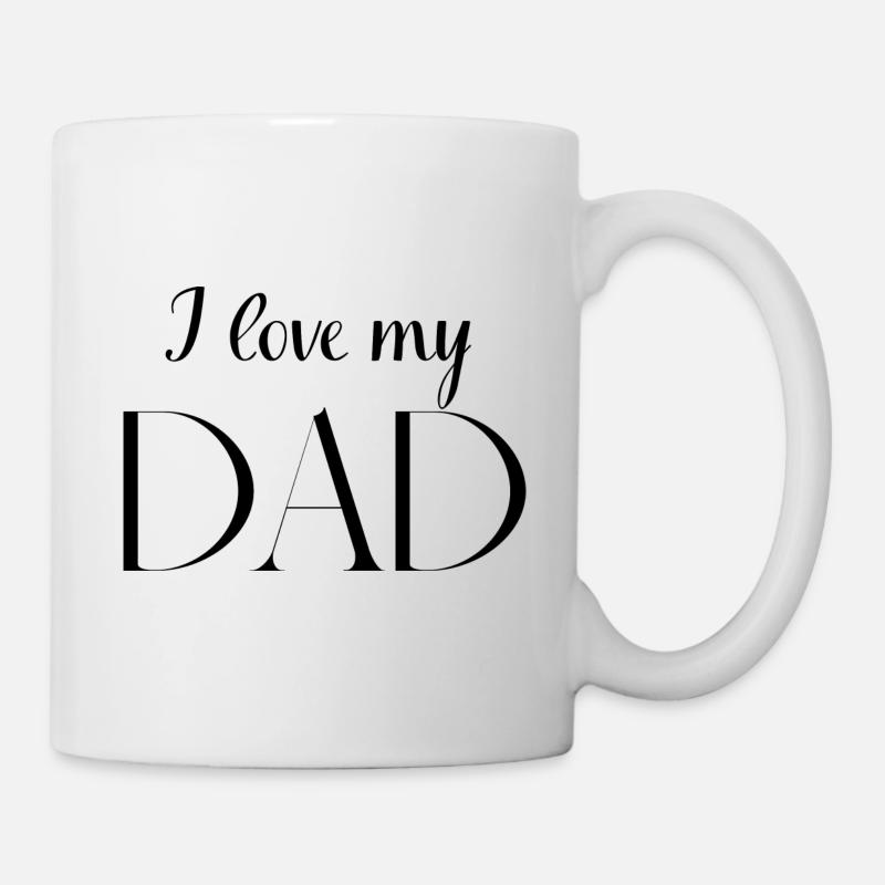 Ich liebe meinen Papa - Tasse - Weiß