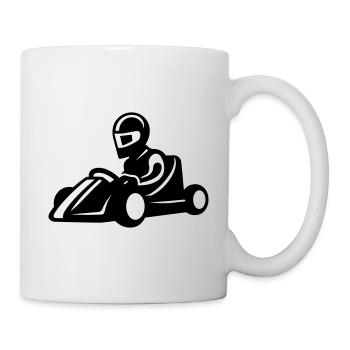 Kart - Tasse - Weiß - Rechts