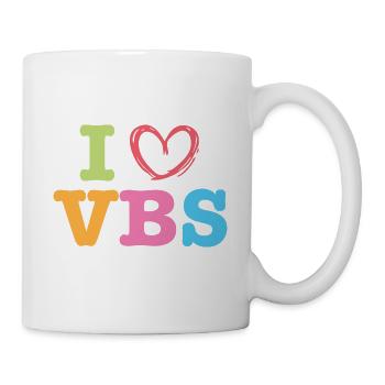 I Love VBS I Heart Vacation Bible School Crew - Mug - white - Right