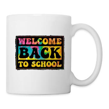 Bonne première journée drôle Bienvenue à la rentrée scolaire - Mug blanc - blanc - Droite
