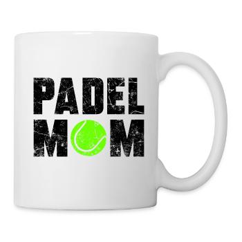 Padel Mom grunge - Mug - white - Right