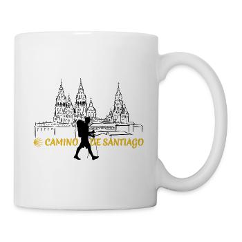 Camino - Camino de Santiago - Pilgrimage - Santiago - Mug - white - Right