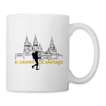Camino de Santiago Buen Camino - Frauen - Tasse - Weiß - Rechts