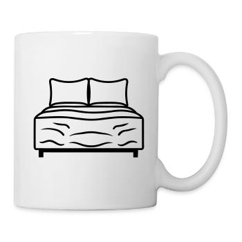 Bett - Tasse - Weiß - Rechts