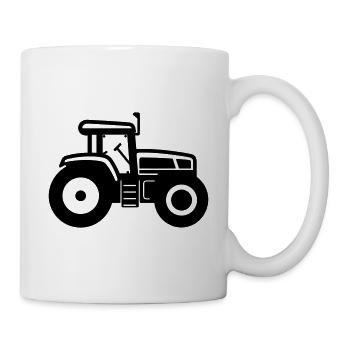 Traktor - Tasse - Weiß - Rechts