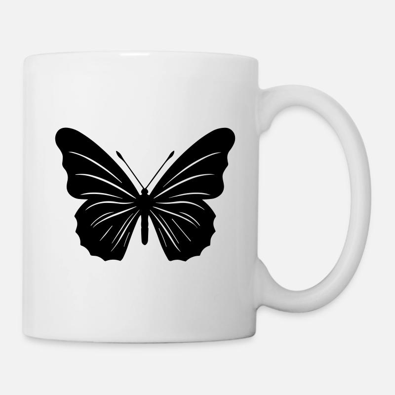 Petit papillon - Mug blanc - blanc