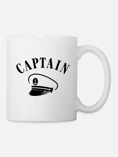 CASQUETTE DE CAPITAINE - Mug blanc - blanc