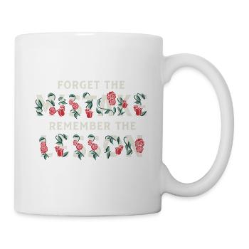 Citation de l’enseignant Oubliez l’erreur Souvenez-vous de la - Mug blanc - blanc - Droite