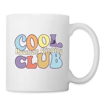 Cool Mountain Climbing Club Randonnée Squad Rock - Mug blanc - blanc - Droite