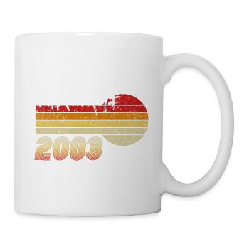 Vintage 2003 - Geboren 2003 - Jahr der Helden! - Tasse - Weiß - Rechts