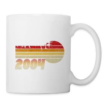 Millésime 2004 - Né en 2004 - Année des Héros! - Mug blanc - blanc - Droite
