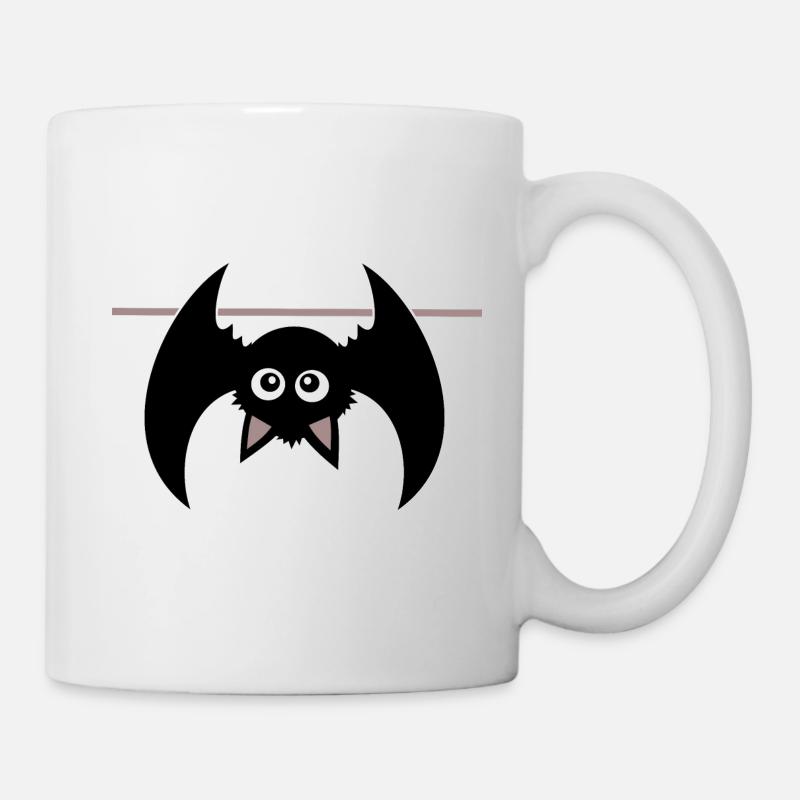 T-shirt d’Halloween Bat Spooky mignon Chemise - Mug blanc - blanc