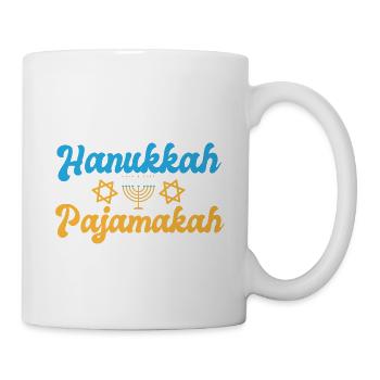 This Is My Hanukkah Pajamakah Jewish Matching - Tasse - Weiß - Rechts