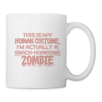 This Is My Human Costume Food Lover Zombie - Mug - white - Right