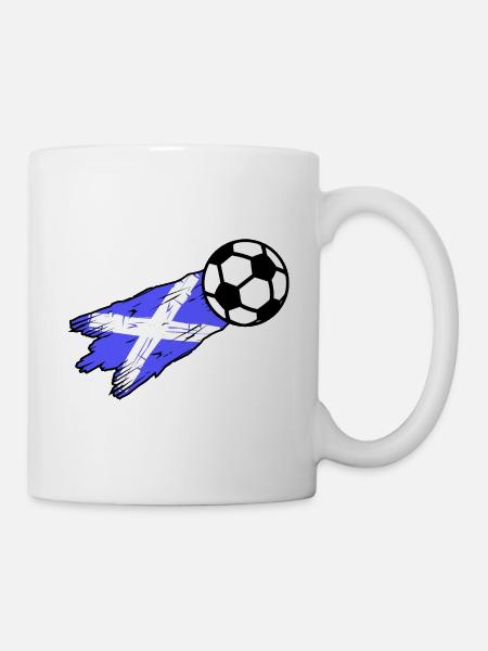 The footballers from Scotland - Mug - white
