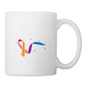 Support Cancer Awareness Month Fight Cancer In - Mug - white - Right