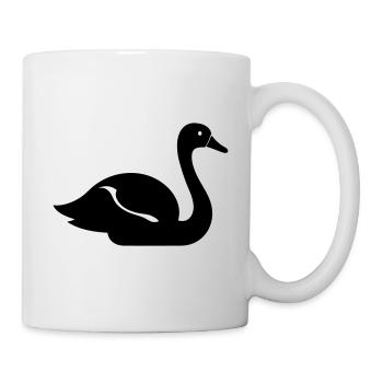 Cygne - Mug blanc - blanc - Droite