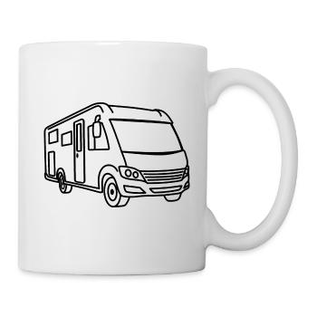 Motorhome Fully Integrated - Front - Contour Black - Mug - white - Right