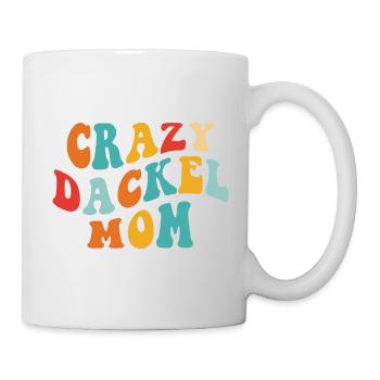 Maman teckel fou - cadeau pour maîtresse teckel - Mug blanc - blanc - Droite