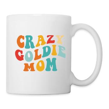 Crazy Goldie Mom - cadeau pour maman - Mug blanc - blanc - Droite
