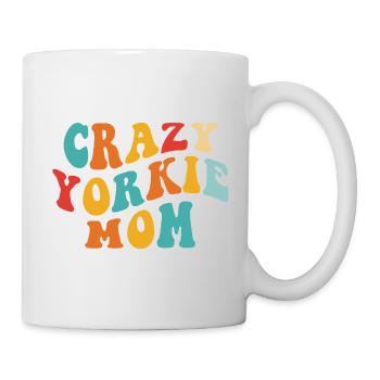 Crazy Yorkie - Gift for Mistress - Mug - white - Right
