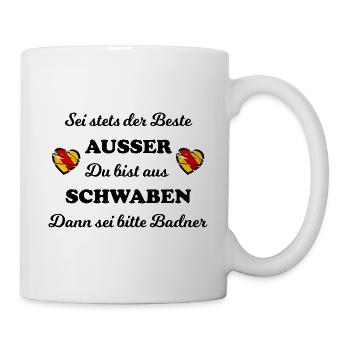 Die Guten aus dem Badnerlande - Tasse - Weiß - Rechts
