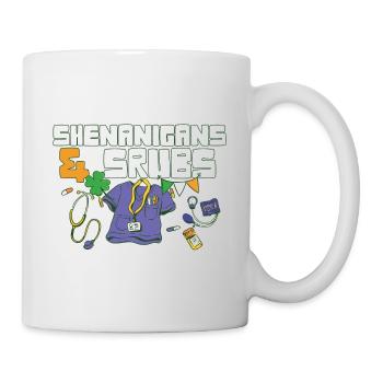 Shenanigans & Scrubs ER Nurse Physician St. - Tasse - Weiß - Rechts