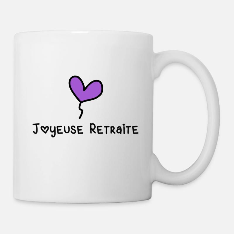 RETRAITE - Mug blanc - blanc