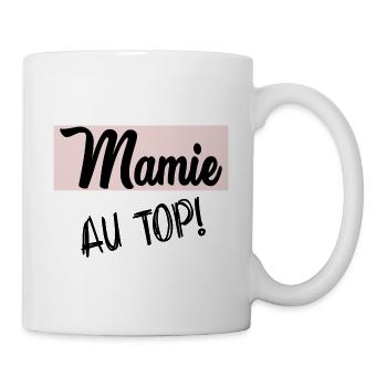 MAMIE. MAMAN. GRAND-MERE. FÊTE DES MÈRES - Mug blanc - blanc - Droite