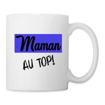 MAMAN. FÊTE DES MÈRES - Mug blanc - blanc - Droite