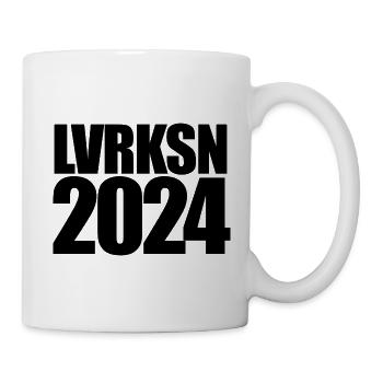 LVRKSN - Leverkusen - Deutscher Meister 2024 - Tasse - Weiß - Rechts