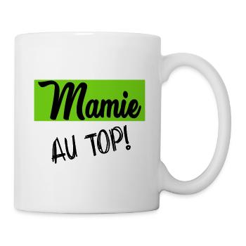 OMA. MUTTERTAG. ALLES GUTE ZUM OMA-TAG. ICH LIEBE DICH - Tasse - Weiß - Rechts
