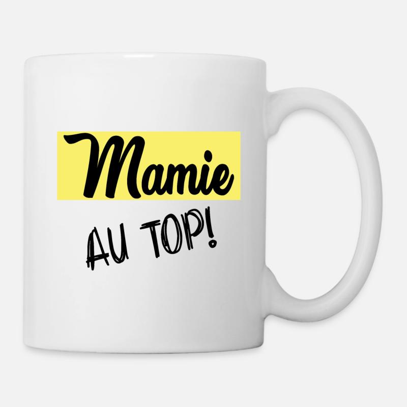BONNE FÊTE MAMIE - Mug blanc - blanc