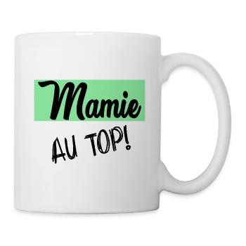 MAMIE. GRAND-MERE. FÊTE DES MÈRES - Mug blanc - blanc - Droite